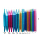 Circular Knitting Needles Set 26 Pcs Interchangeable Crochet Needles