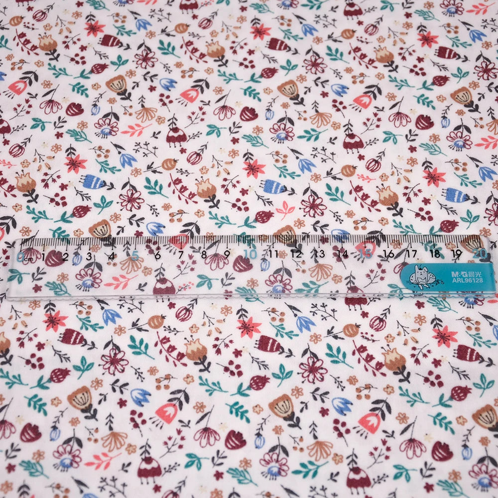 Rose Printed Cotton Fabrics by the Meter