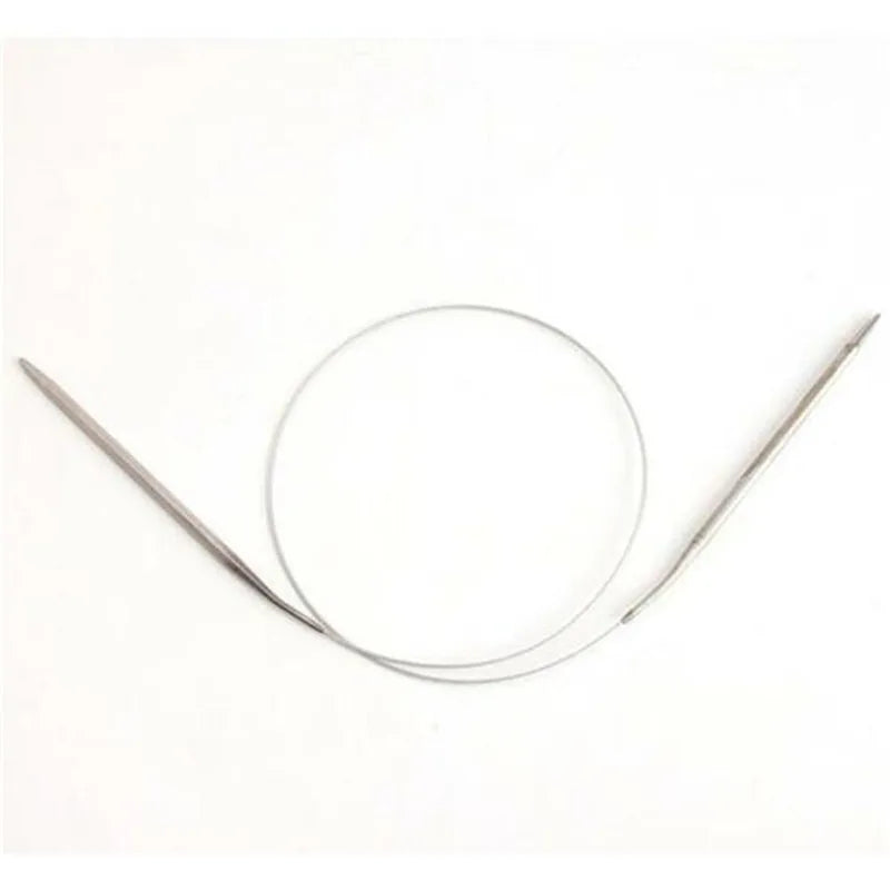 43/60/80/120cm Sweater knitting Needle Stainless Steel Ring Needle