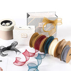 40mm 10Yards Wavy Edge Fishtail Organza Ribbon