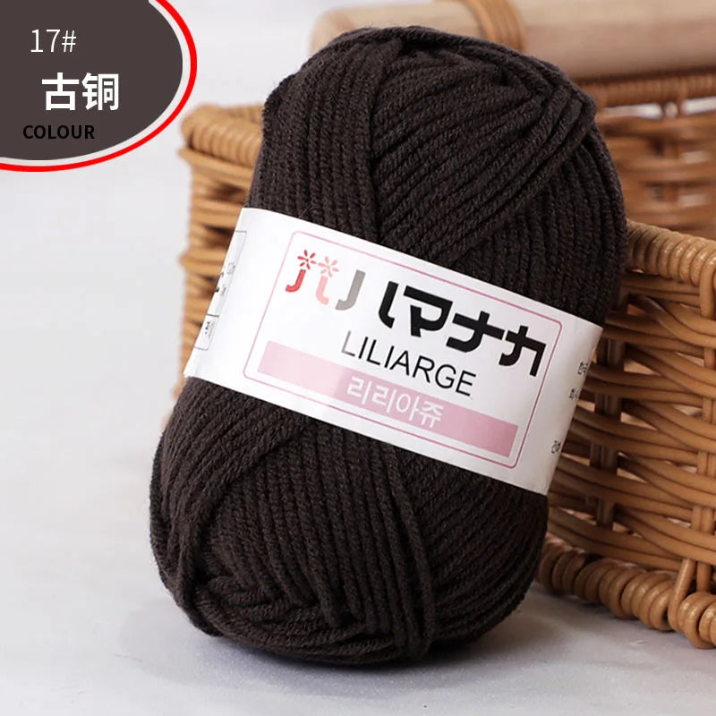 Milk cotton thread