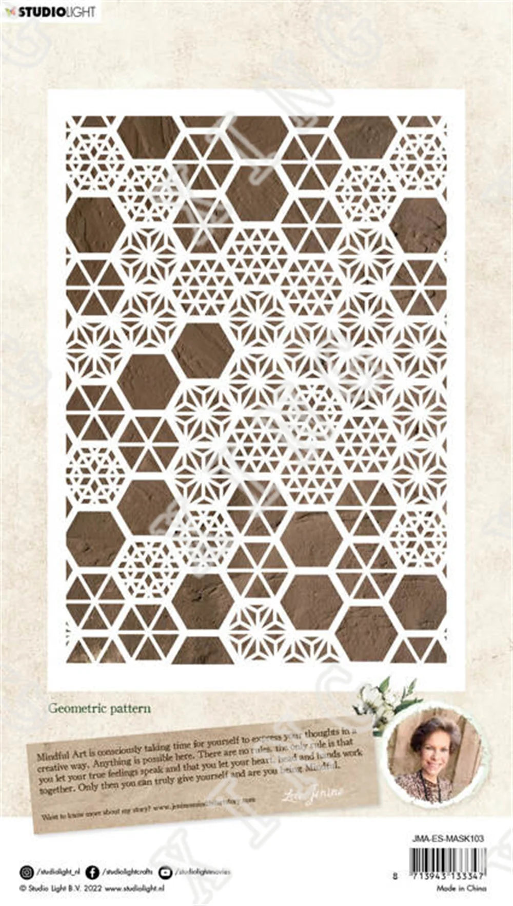Geometric Pattern Layering Stencils