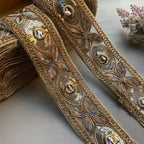 1 Yards 5cm Sequin Lace Fabric