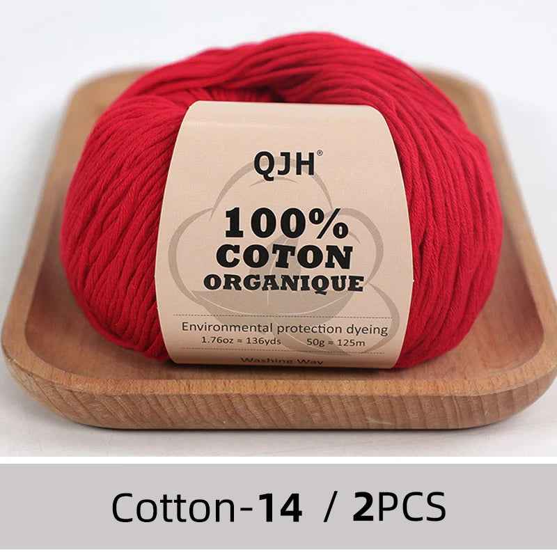 100% Organic Cotton Yarn