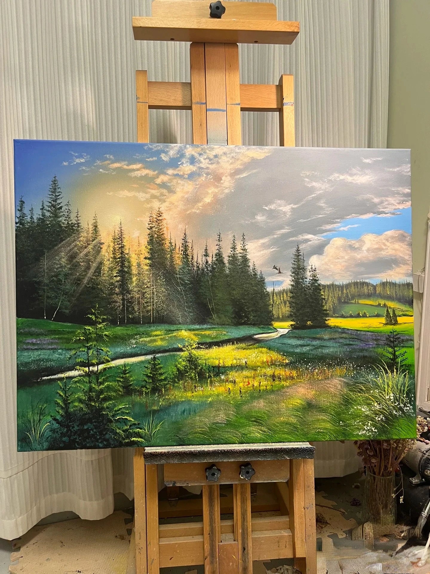 Acrylic Paints Set - 12/24 Colors 6ml Art Painting Kit