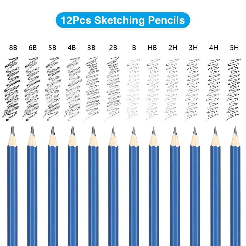 Professional 32pcs Artist Sketching Pencil Set