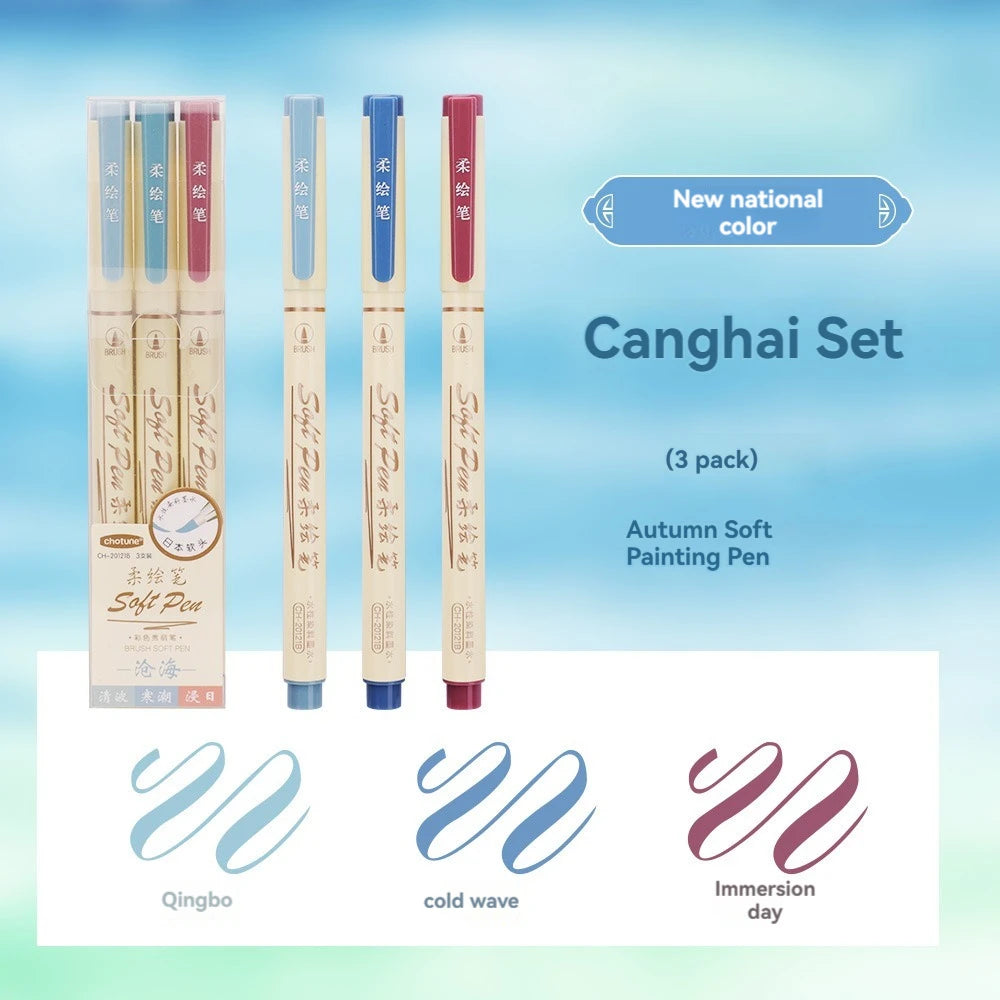 24/3 Color Vintage Watercolor Lettering Art Marker