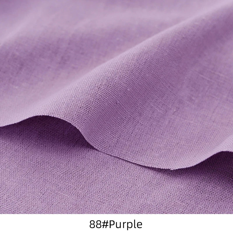 0.5m/1m/2m Faux Cotton Linen Fabric