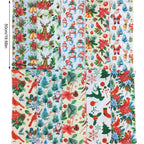 40pcs Christmas Fabric Squares Jelly Roll Strips