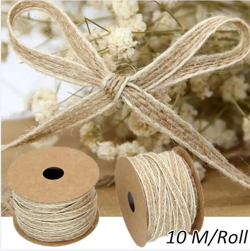 10M/Roll Jute Burlap Rolls