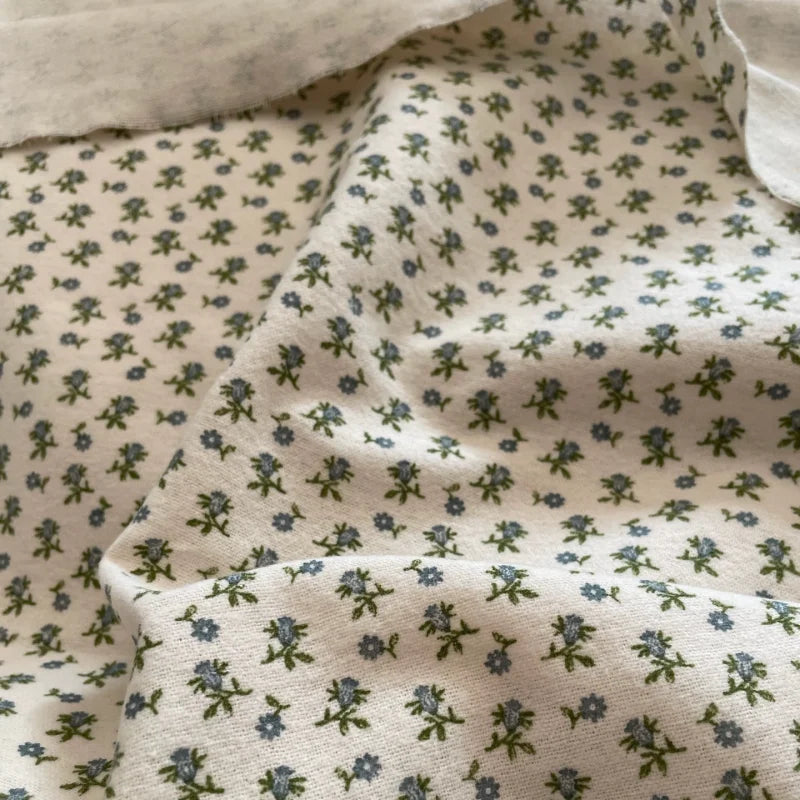 Floral print spring and autumn cotton fabric