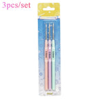 3pcs/set Plastic Crochet Hooks Set