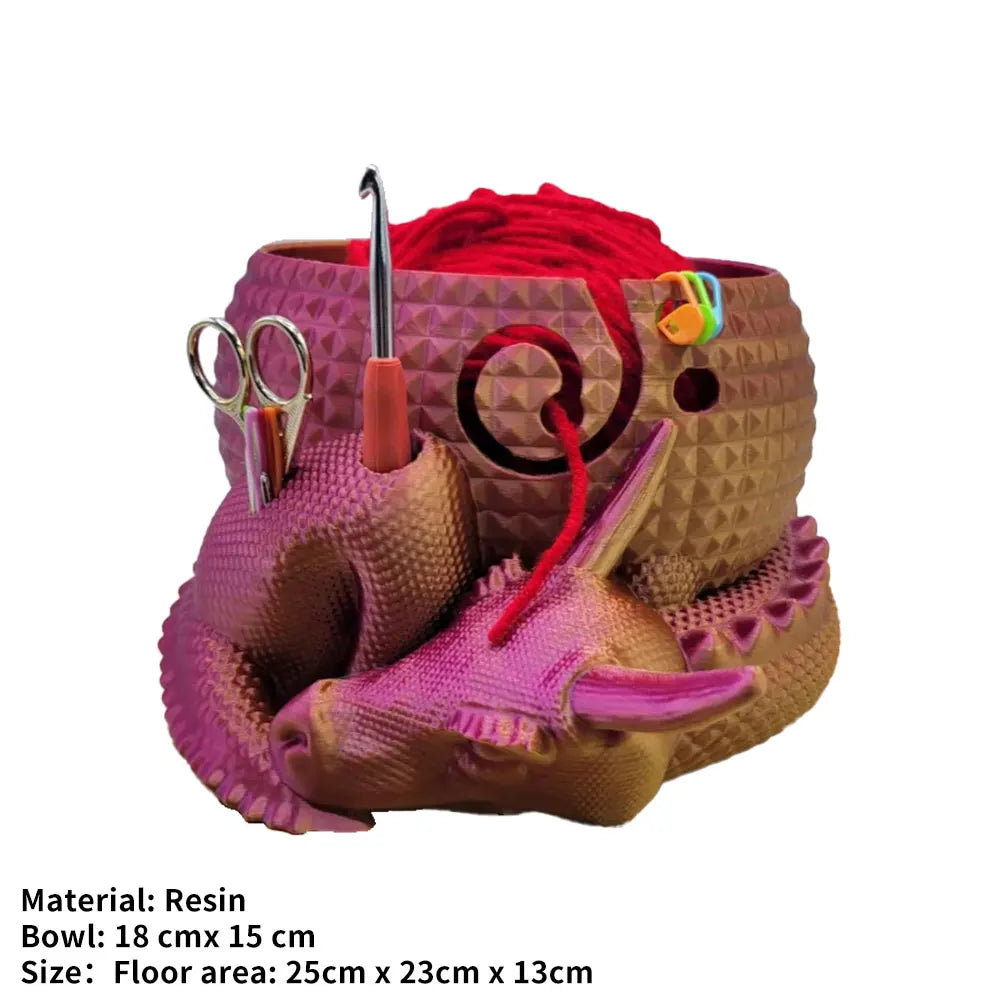 Crochet Bowl Yarn Storage Holder