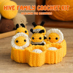 Crochet Kit for Adults Honeycomb Bee