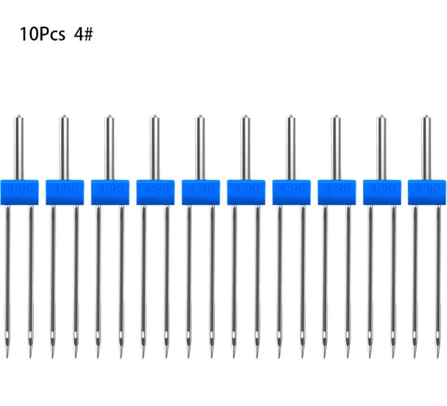 12/10/4PCS Sewing Machine Double Twin Needles