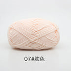 40-50g/Set 4ply Milk Cotton(80%) Knitting Yarn