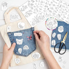 Water Soluble Embroidery Stabilizers Letter Patterns