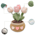 Flower Crochet Knitting Kit Tulip