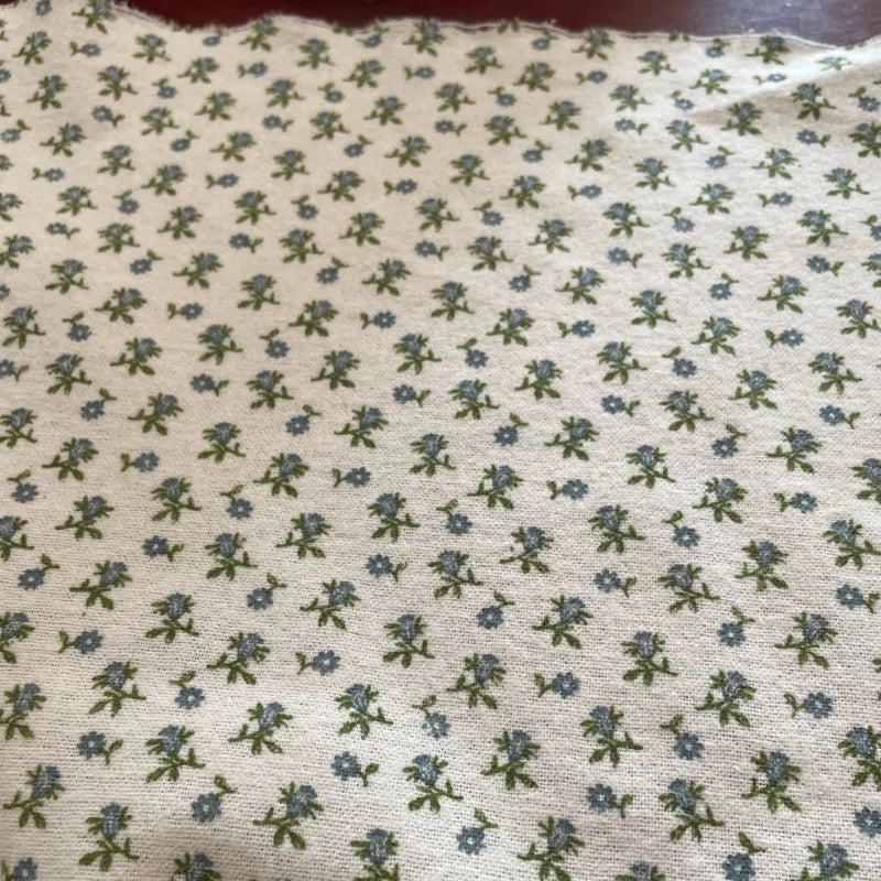 Floral print spring and autumn cotton fabric