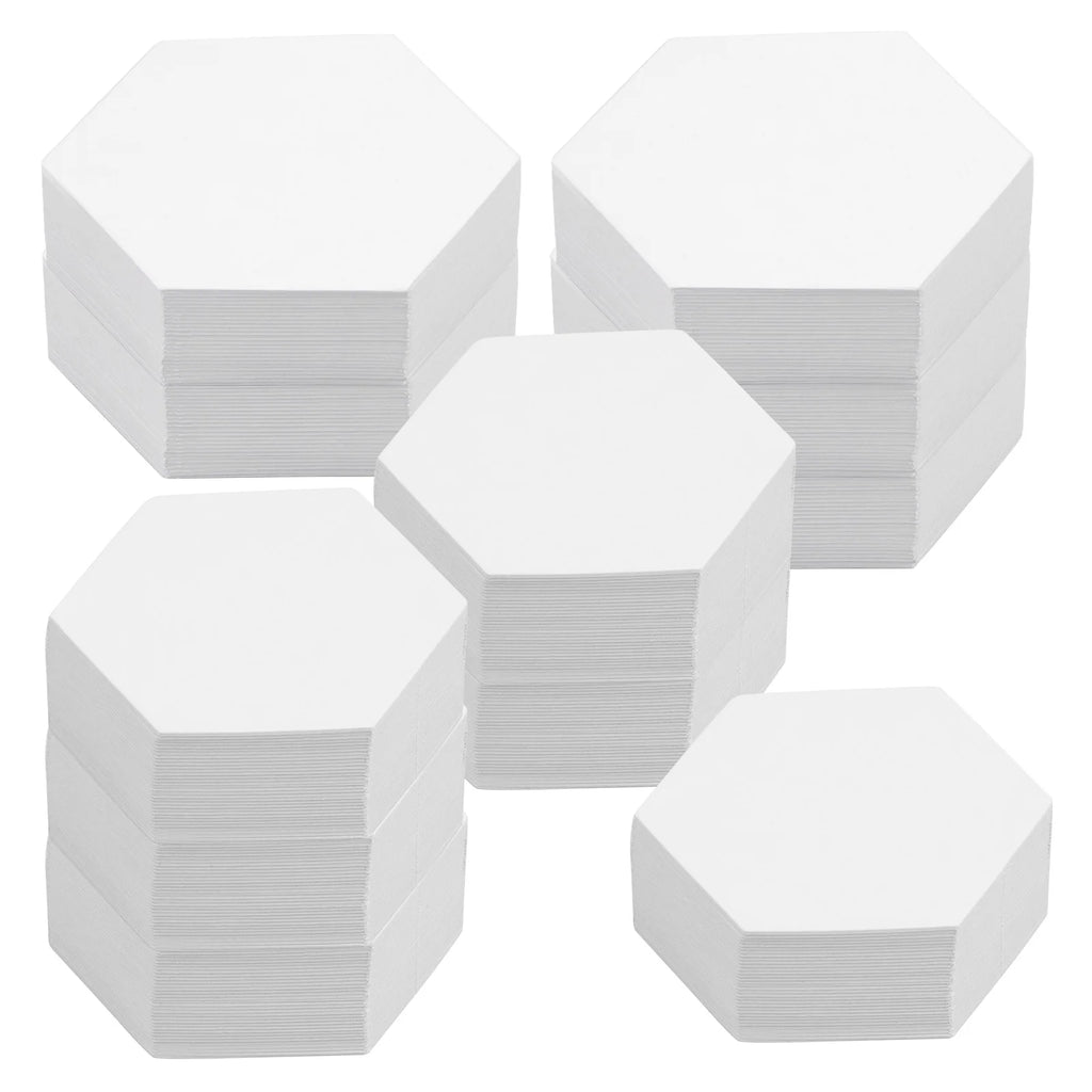 100/200/300 Count Paper Piecing Shapes Hexagon Paper Piecing Templates
