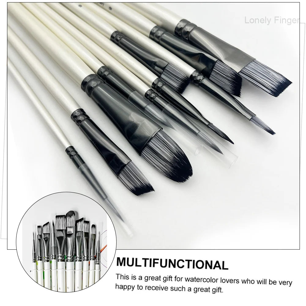 Paint Brush Set，10pcs Artist Brushes for Painting