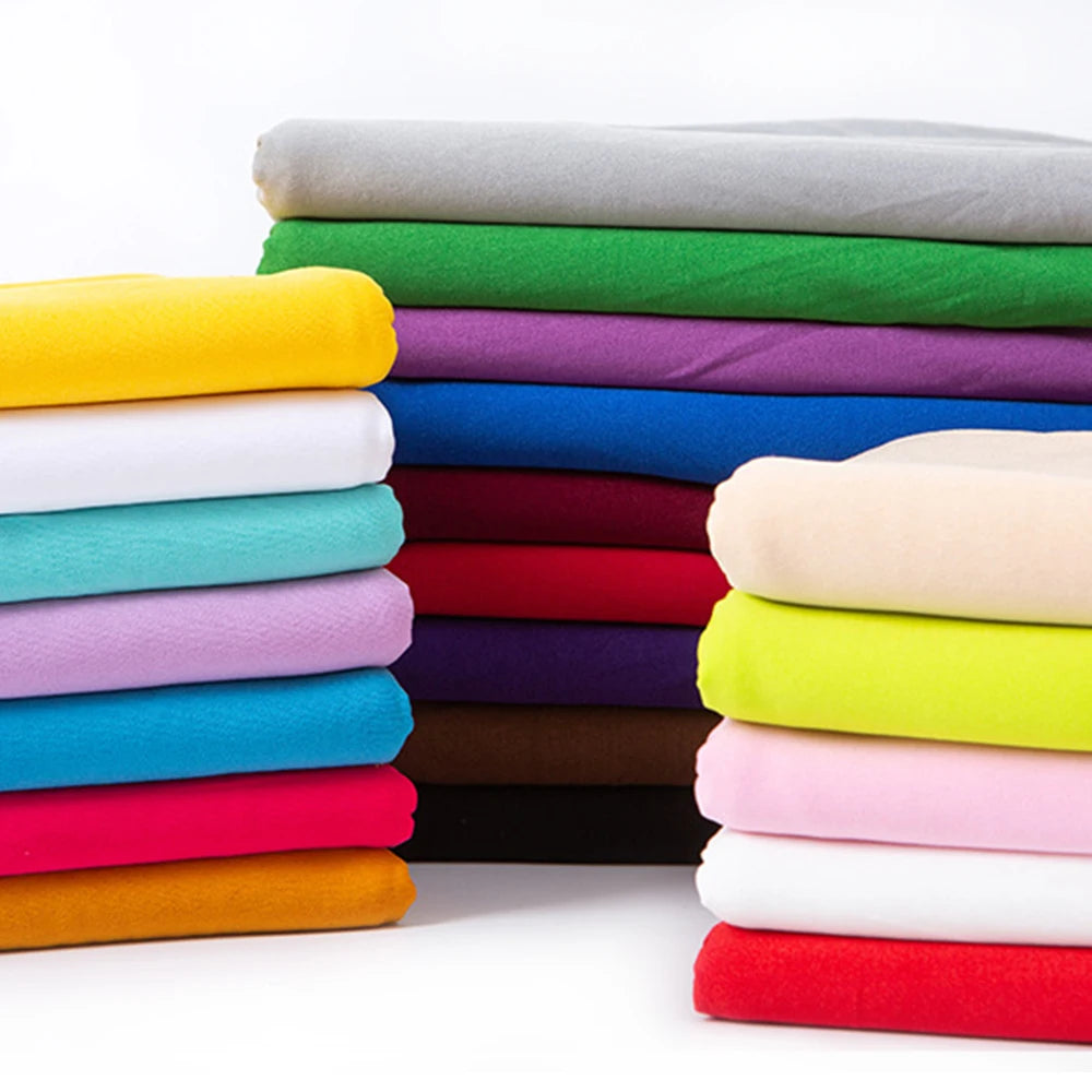 50X165cm Solid Color 4-way Stretch Jersey Fabric