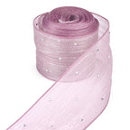 Diamond Pleated Mesh Organza Ribbon