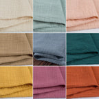 Plain Cotton Gauze Linen Fabric