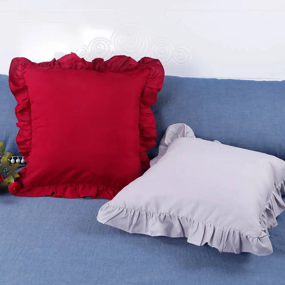1-Pack Pillowcases with Ruffles (No Pillow Core)