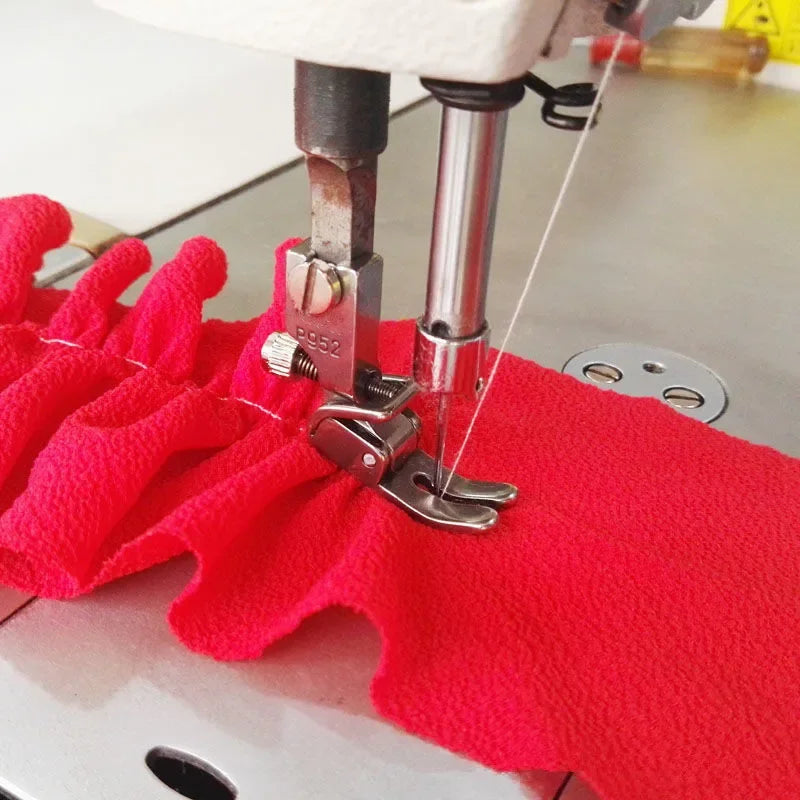 Wrinkle Folding Shirring Gathering Adjustable Presser Foot