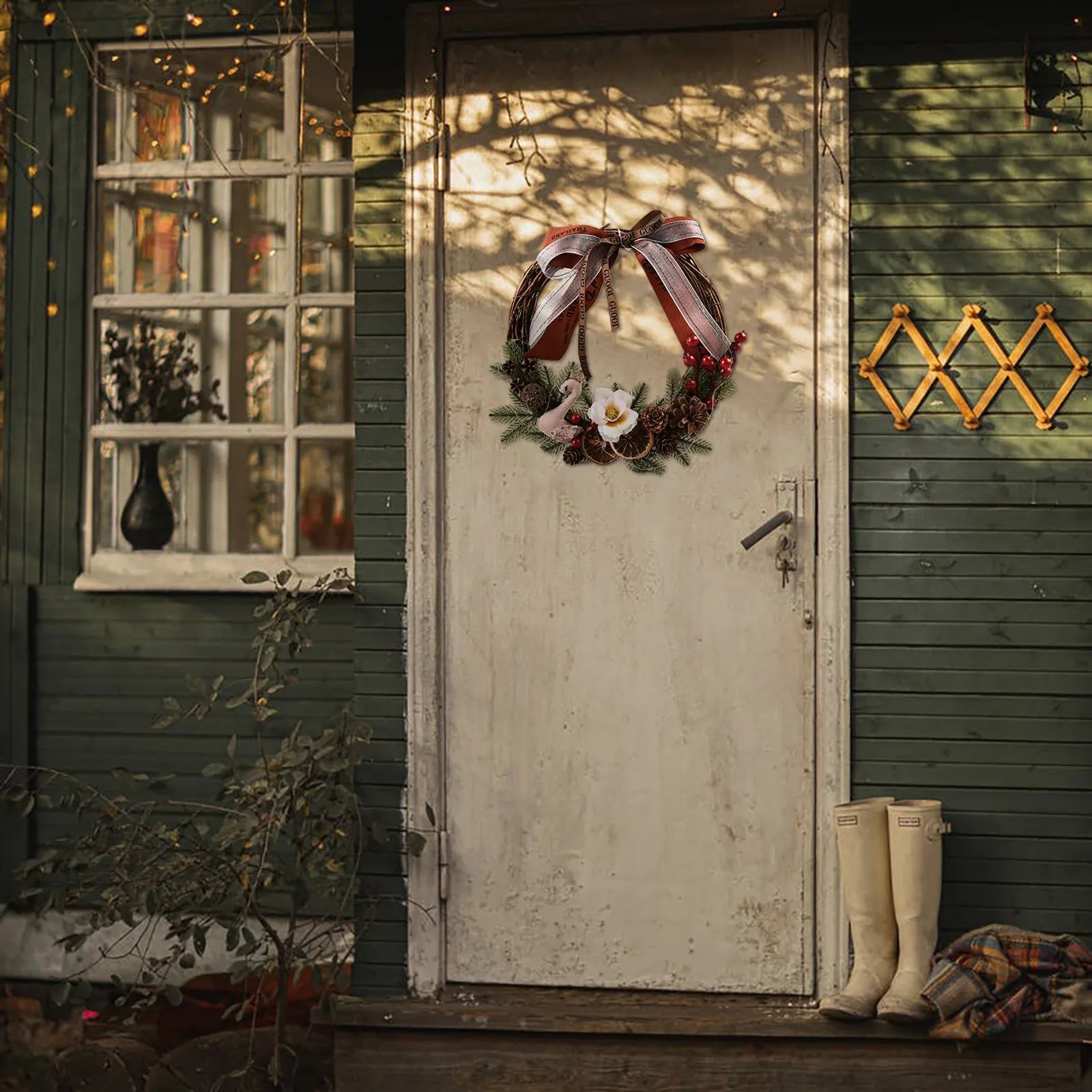 Christmas Swan Wreaths