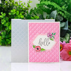 Padded Quilt 3D Embossing Folder Square