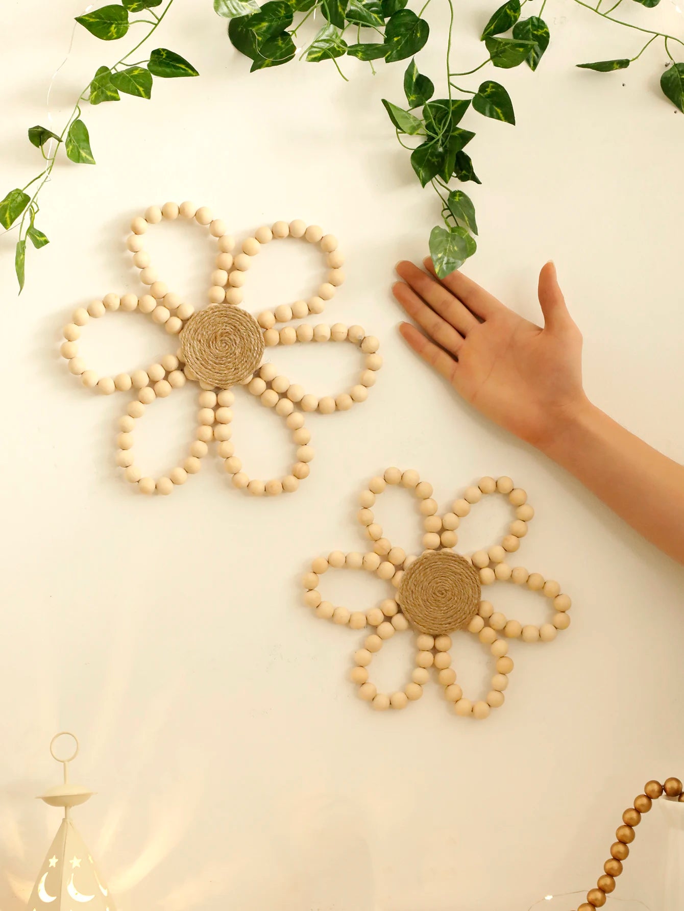 Wooden Beads Flower