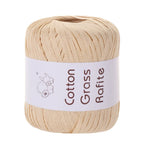 New Multicolour Rafia Yarn DIY Hand-Knitted Raffia Straw Yarn Crocheting Paper Threads Knitting