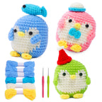 KRABALL Penguin Crochet Kit for Beginners