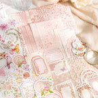 100pcs/set Mixed Material Pack Flower Lace Handbook