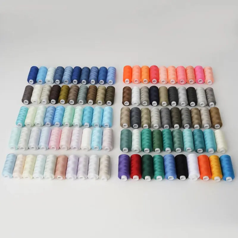 10 Rolls / Set Polyester 402 Sewing Thread