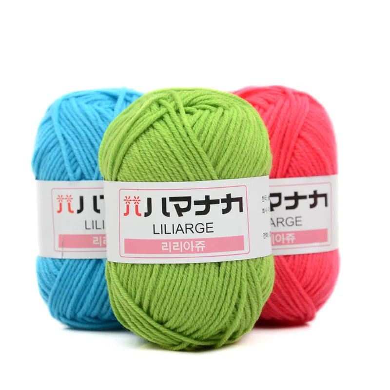 Milk cotton thread