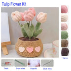 Flower Crochet Knitting Kit Tulip