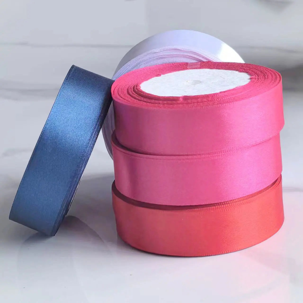 25Yards Multicolor Nylon Ribbons 1" Wide