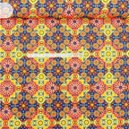 50x55/110cm Bohemian Style Motif, Quality Designer Cotton Fabrics