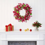 Christmas Red Berry Wreath