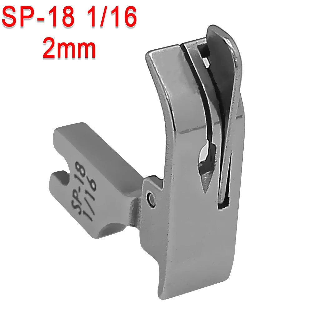 Steel Left / Right Edge Guide Presser Foot #SP-18 1/2 1/4 3/16 1/8 1/16