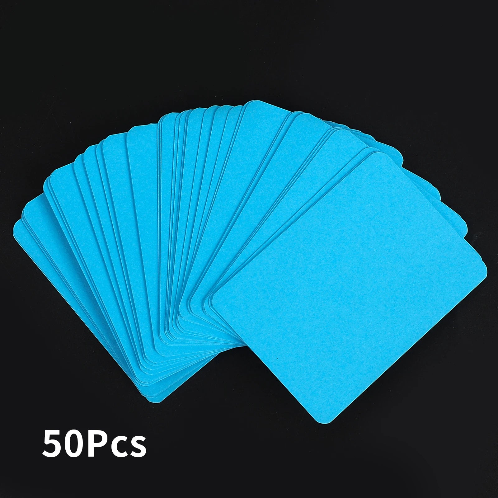 50 Pcs/set Blue Watercolor Paper