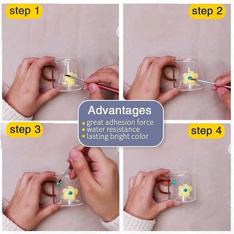 12/24 Colors Acrylic Paints Set Kit