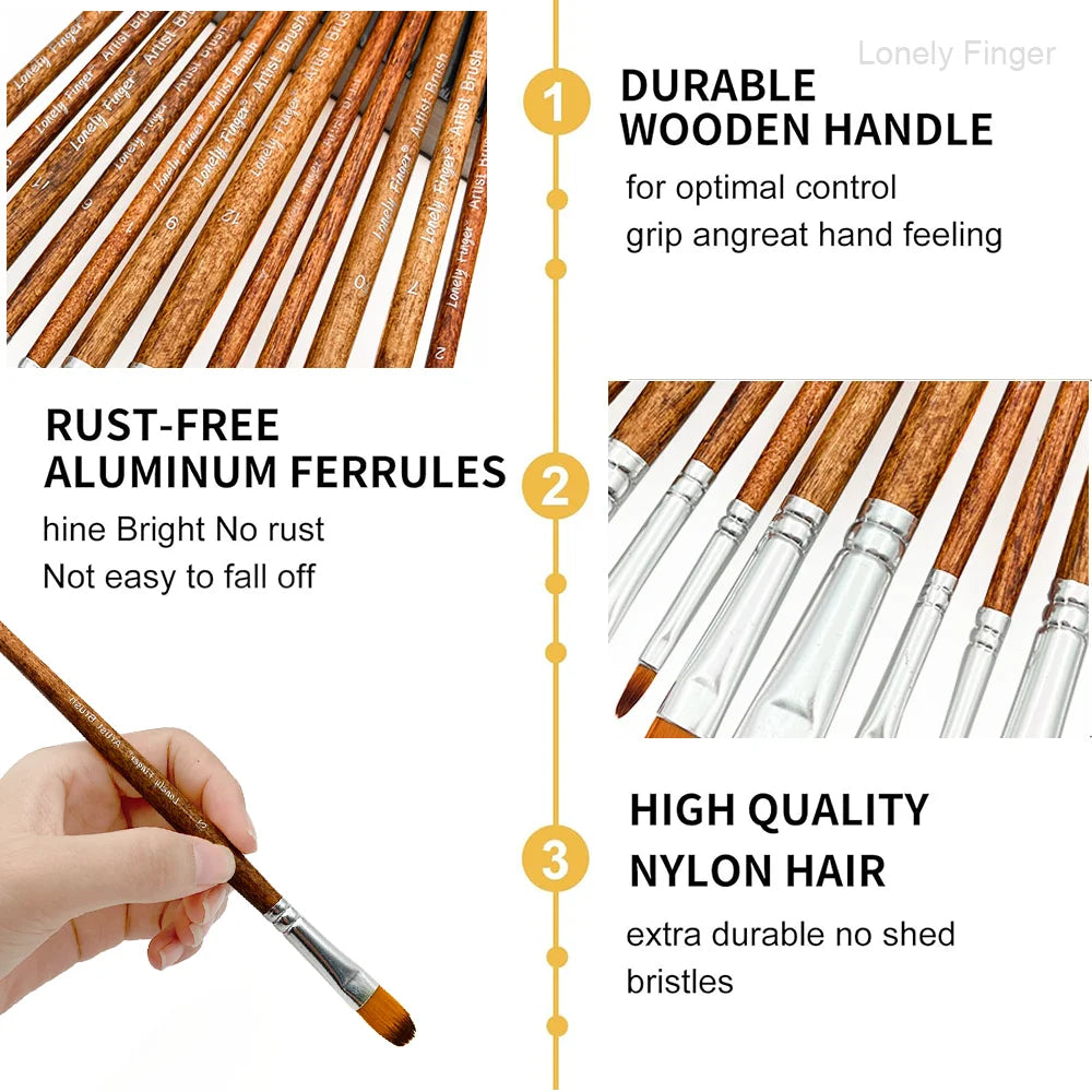 Art Painting Brush Assorted Set