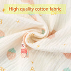 130*50CM Printed Pure Cotton Double-layer Crepe Fabric