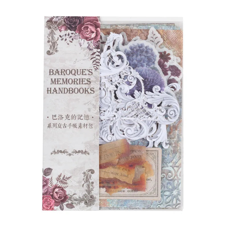 76pcs/lot Memo Pads Material Paper Memories of Baroque Collection