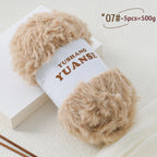 Faux Fur Yarn for Knitting