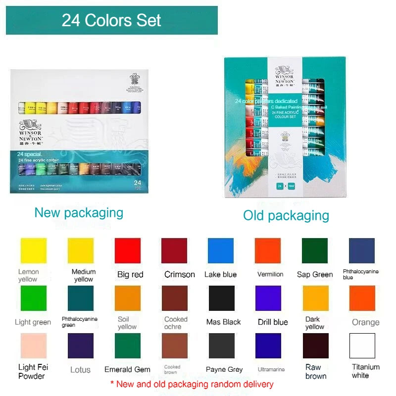 12-36 Colors Professional Acrylic Paints Set